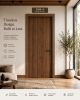 D04-A Dark Brown  Door Leaf