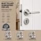 Steel Color Lock Handel And hinges 
